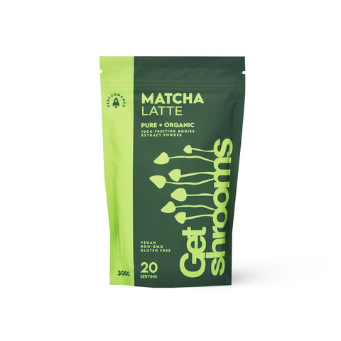 Matcha Latte Mushroom Extract (30% beta-glucan)